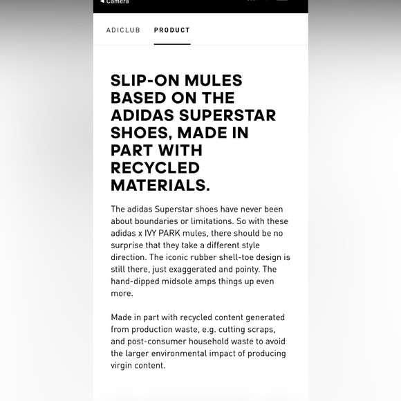 Adidas x Ivy Park Superstar Slip-on Mules - Picture 7 of 9